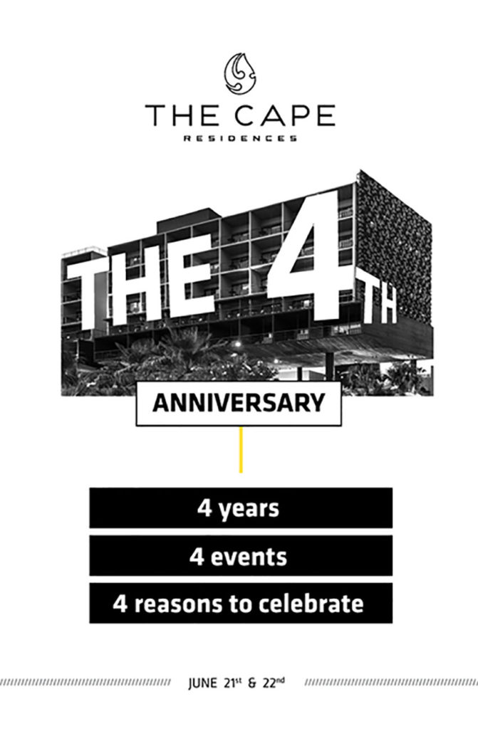 The 4th Anniversary at The Cape